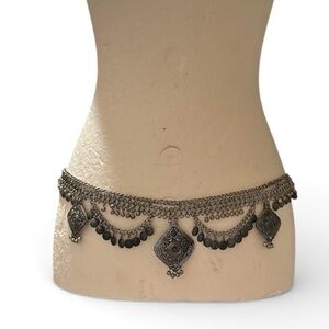 Silver Bohemian Chain Belt